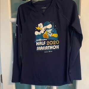 Disney Women's Long Sleeve Tee - Navy